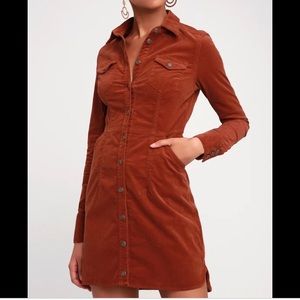 Free People | Dynomite In Corduroy Mini Dress
